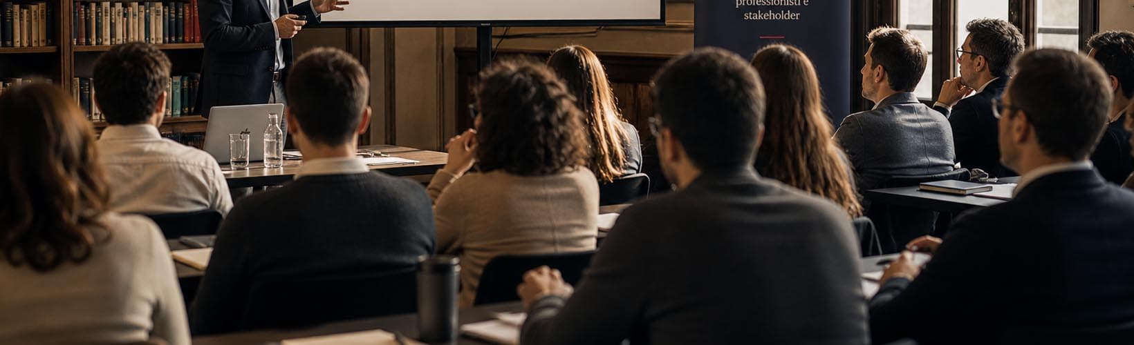 Academy: aula di formazione per professionisti e stakeholder